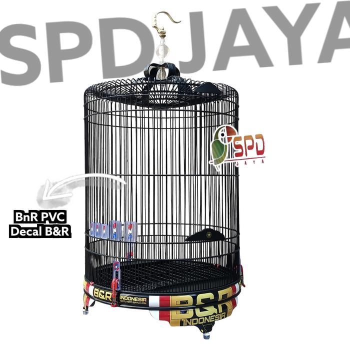 Promo! Sangkar Kandang Murai Bnr Pvc Decal B&R