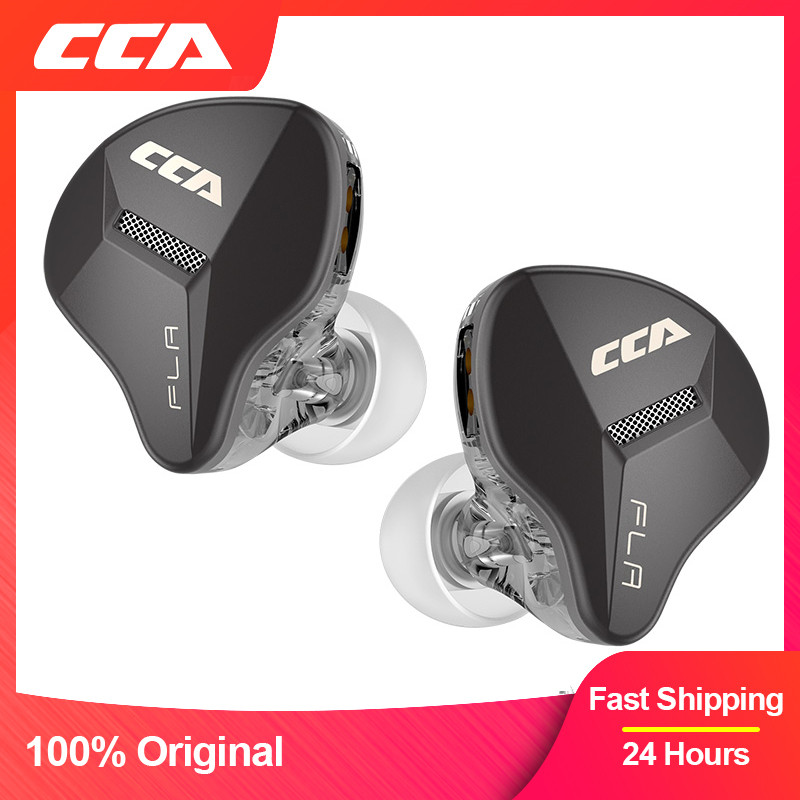 CCA FLA metal com fio fone de ouvido no monitor de alta fidelidade fones graves esporte jogo msica