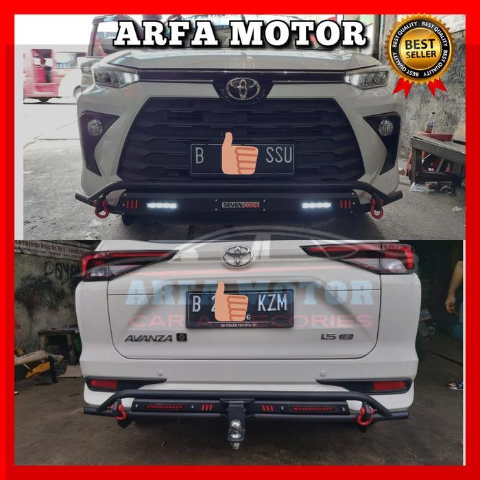 Ready paket tanduk depan & towing belakang avanza 2022
