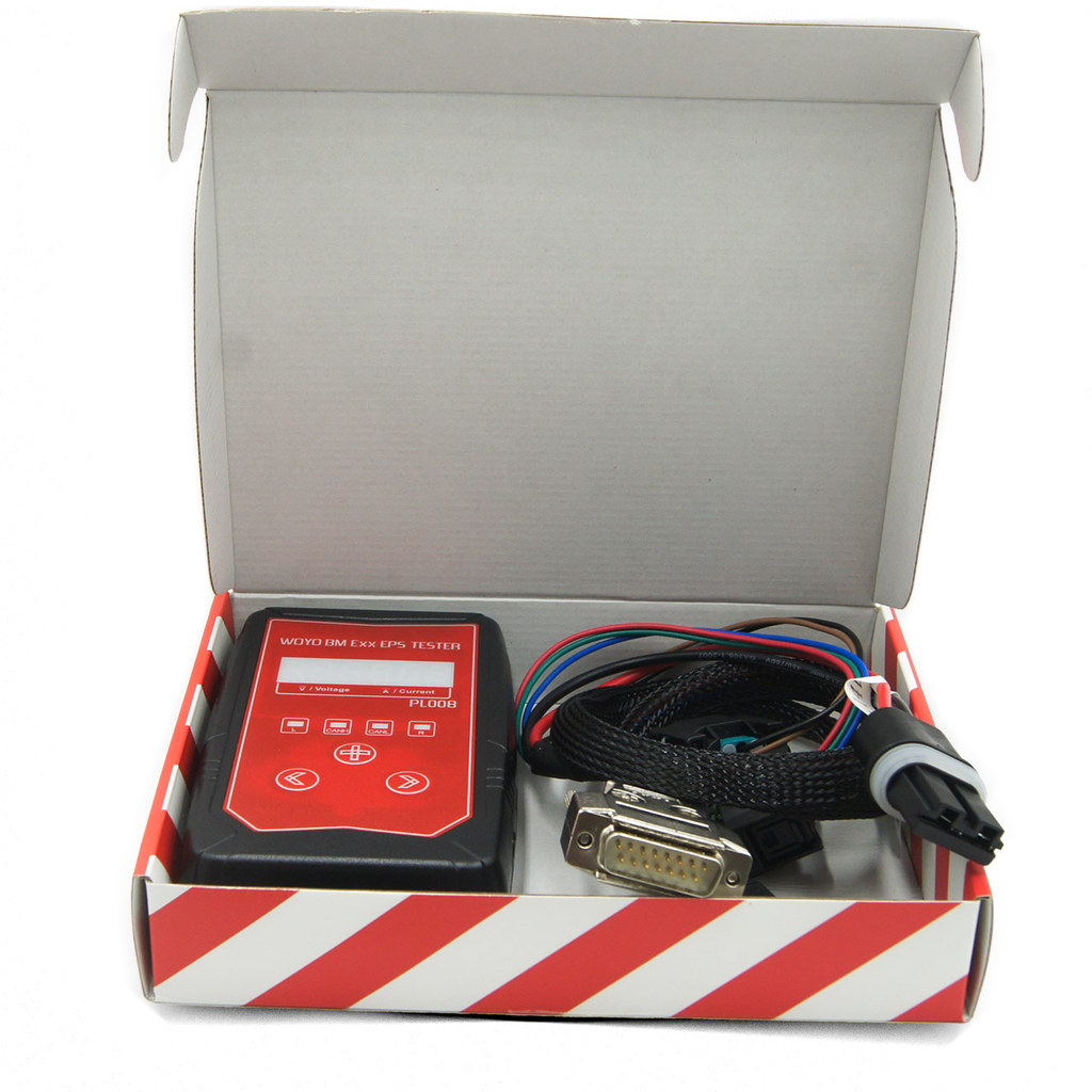 Terbaru WOYO PL008 EPS Wheel Steering Motor Tester for BMW E90 E81 E82 E84 E88 E89 E91 E93 Car Steer