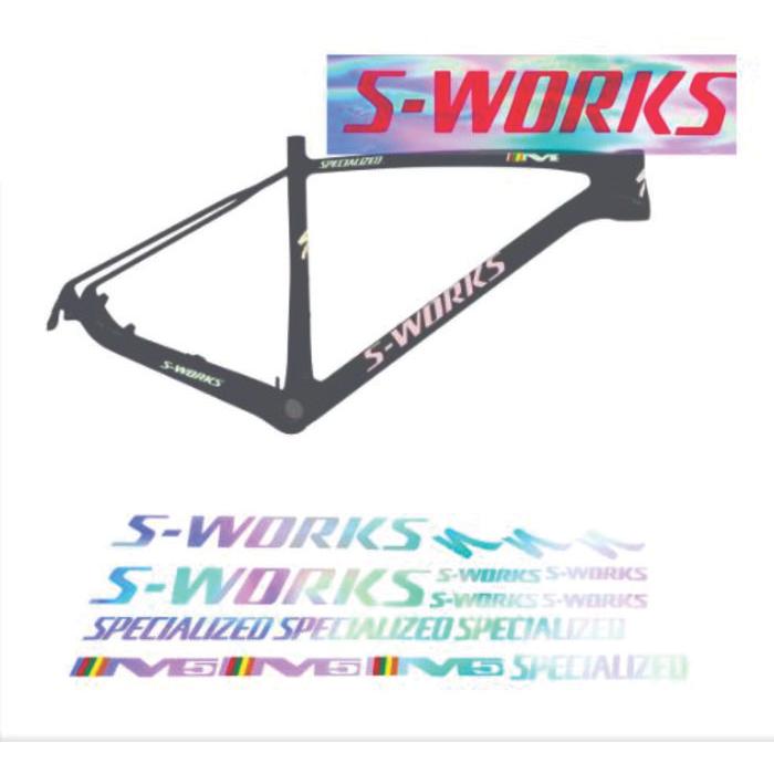 Stiker Sepeda S-Works Specialized Cutting #Gratisongkir