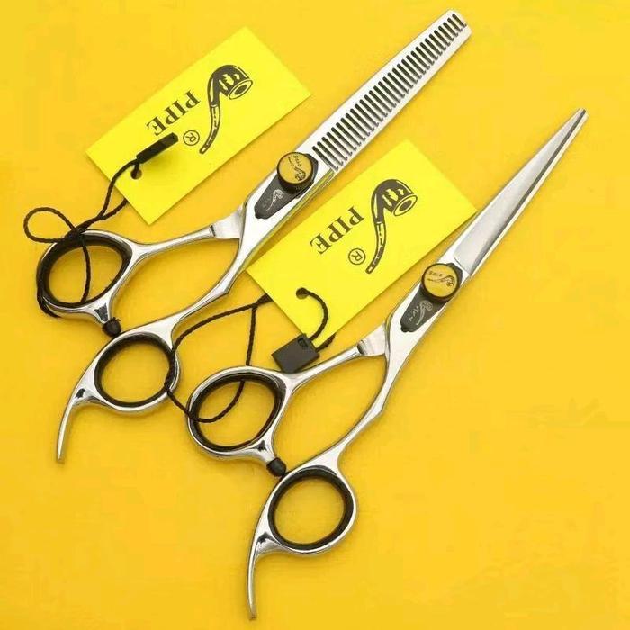 Gunting Barber Profesional Pipe Gunting Baja Jepang