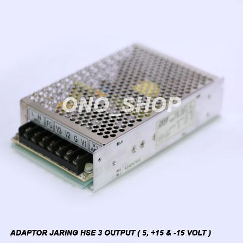 PROMO Adaptor Jaring 3 Output ( 5 Volt, Plus +15 Volt & Minus -15 Volt )