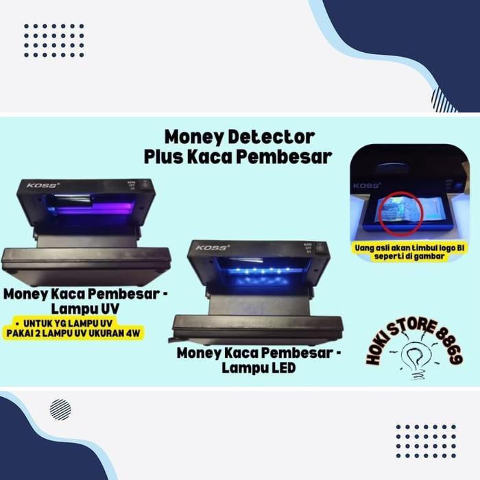 "New" MONEY DETECTOR ALAT PENDETEKSI UANG / MONEY DETECTOR DETEKSI UANG
