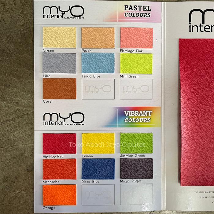 "New" BAHAN JOK MOBIL MYO METERAN KULIT SINTETIS