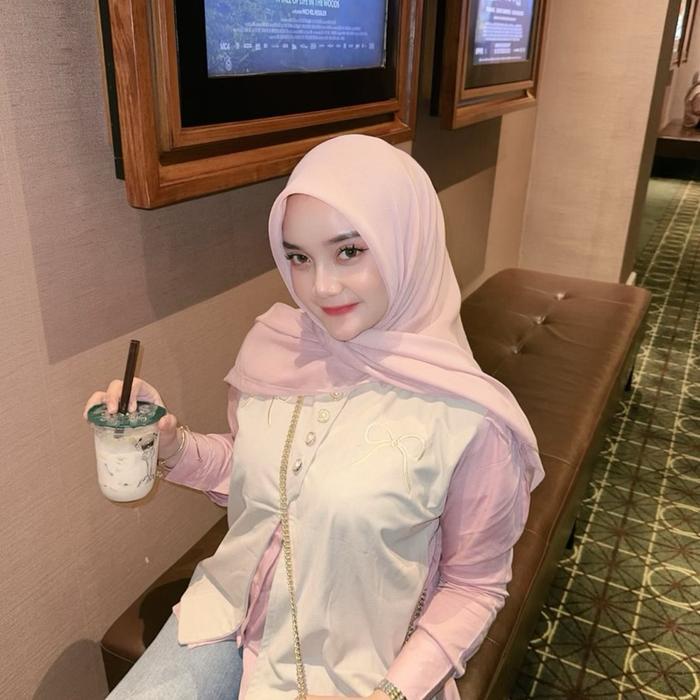 Meisya Kemeja Semi Vest Bordir Pita Korean Style Pasti Ori