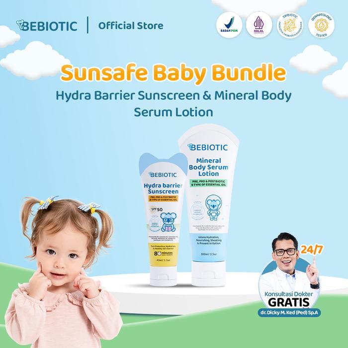 Bebiotic - Paket Sunscreen + Body Lotion Bayi - Sunscreen Anak, Body Lotion Bayi, Skincare Bayi