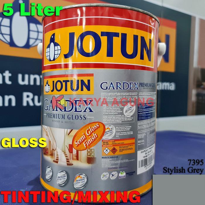 Cat Kayu & Besi Jotun GARDEX Premium GLOSS Stylish Grey 7395 5L (mixing) 5 Liter