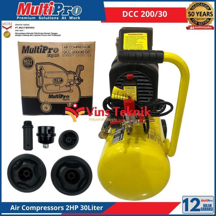 Multipro Dcc 200/30 2Hp Mesin Compressor Kompresor Angin Listrik Dcc200/30