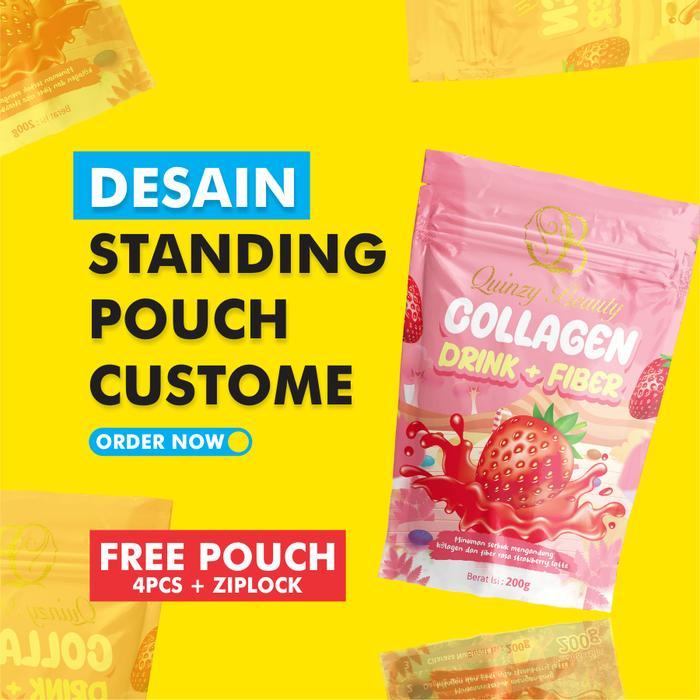 DESAIN KEMASAN STANDING POUCH PRODUK LABEL MAKANAN DESIGN PACKAGI