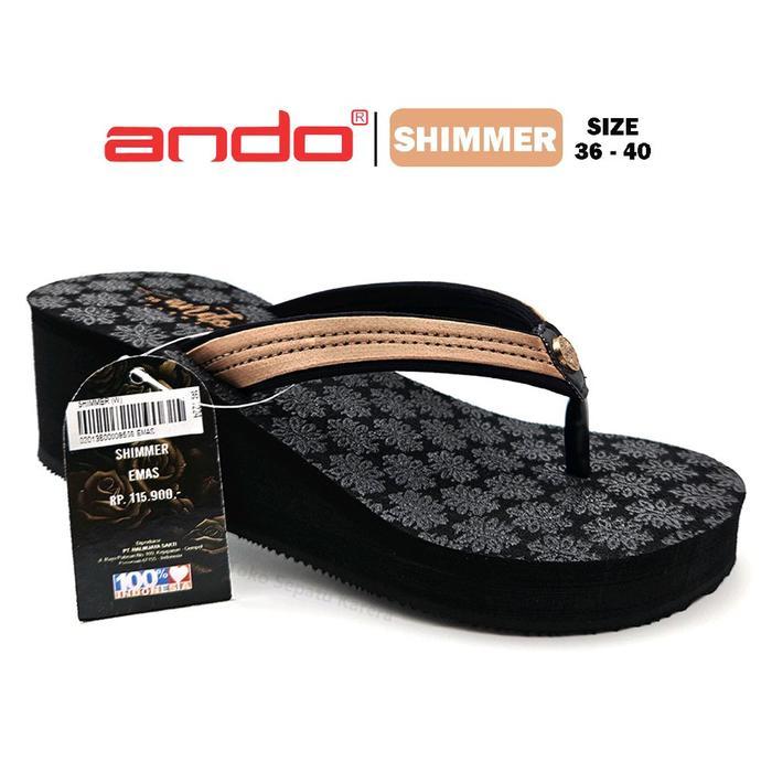 SANDAL WEDGES ANDO ORIGINAL MONALISA, JOICE WEDGES SENDAL PEREMPUAN ORIGINAL QUALITY