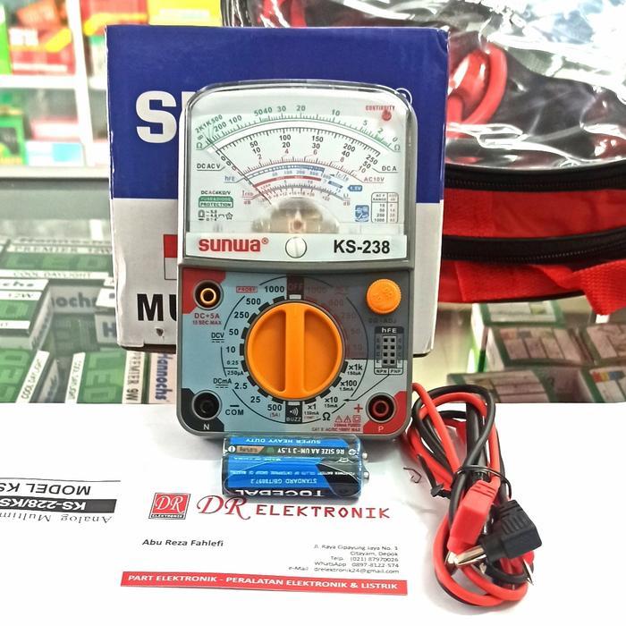 Krisbow - Multitester Multimeter Sunwa Ks 238 Ks-238 Kembaran Winner Ks-238