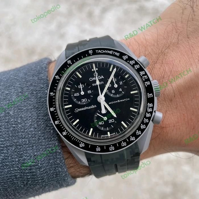 strap rubber omega x swatch moonswatch premium mission to the moon