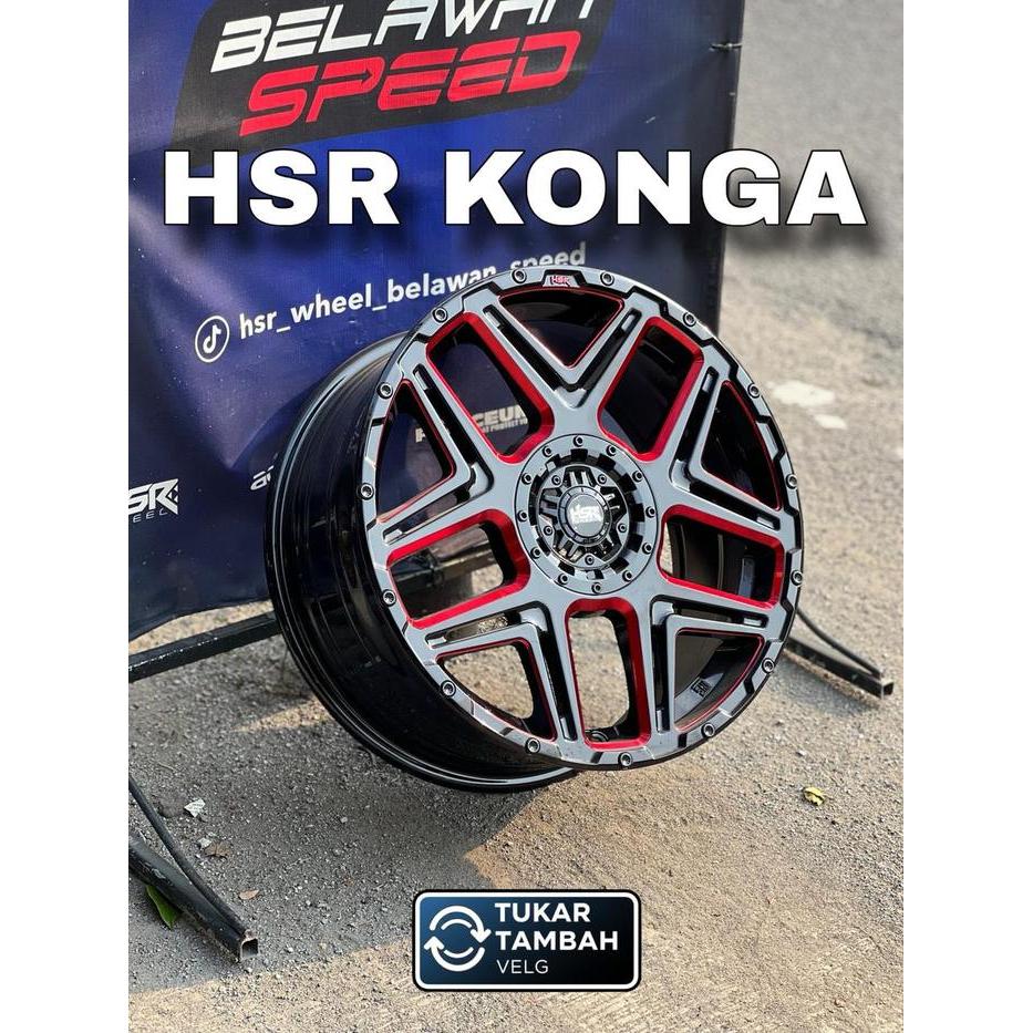 PELEK VELG MOBIL HSR KONGA RING 17 untuk AVANZA XENIA RAIZE ROCKY R17