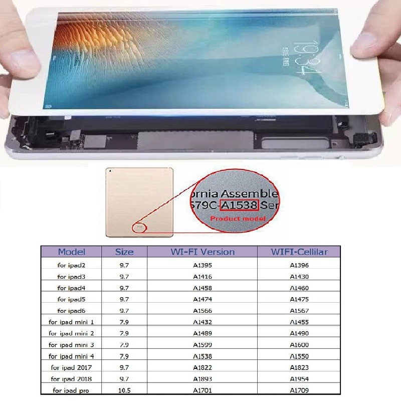 100% Tested Free iCloud Motherboard With Full Chips A1566 Wifi Version Mainboard For IPad 6 Air 2