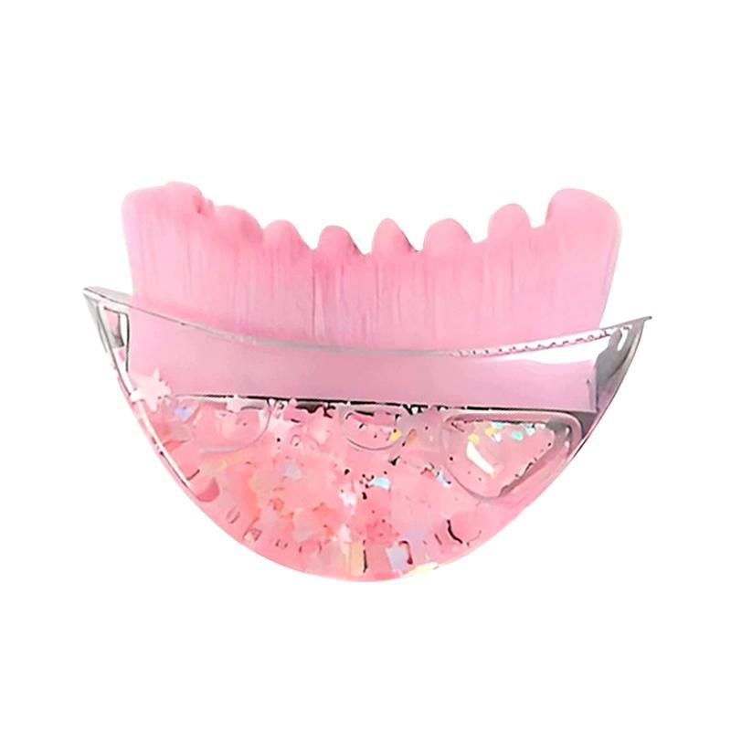 New Pink Lymphatic Contour Face Brush, Facial Sculpting Lymphatic Drainage Tool, Lymphatic Drainage