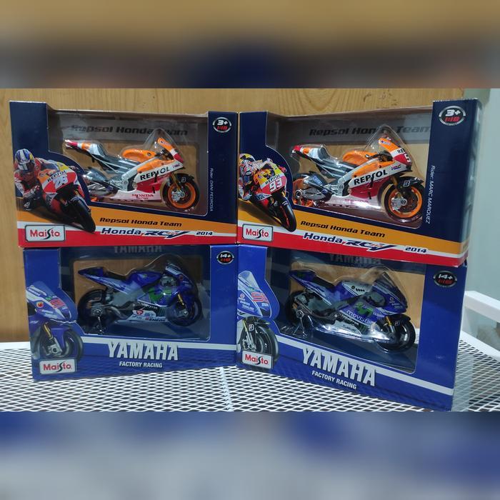 Maisto MotoGP skala 1:18 Honda Yamaha