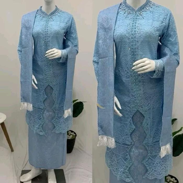 Sale- Stelan Songket Selendang Tunik Zig-Zag Kebaya Tunik Kebaya Kartini Tunik Kartini Modern Baju