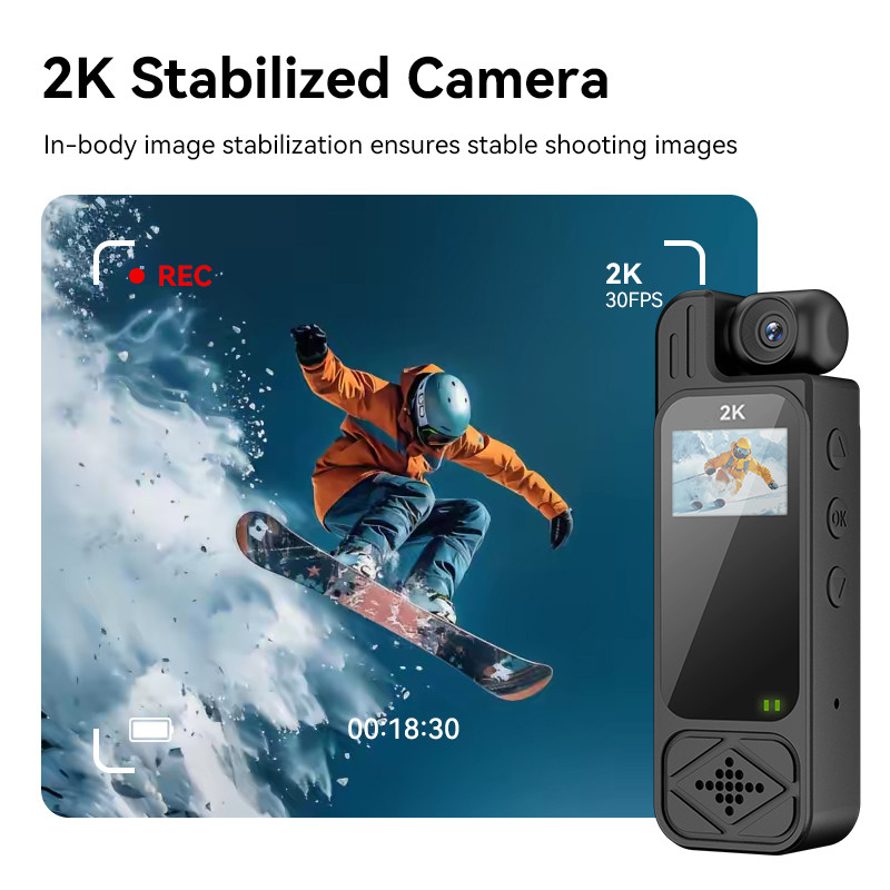 Mini Camera Portable camera 2K WiFi Mini Sports Camera 1.3inch Portable Digital Video Recorder