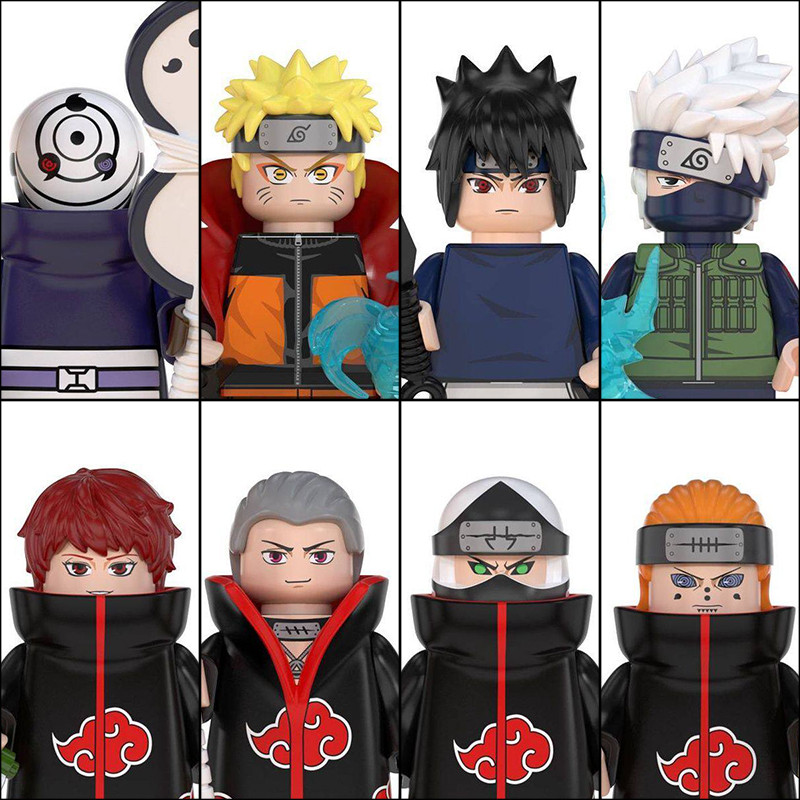 NEW NARUTO Annie Anime Bricks Mini Action Toy Minifgure Building Blocks Gifts WM6105 WM6106 WM6107