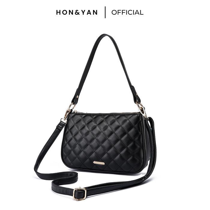 Eiger - Tas Selempang Wanita Kulit Shoulder Bag Bahu Slingbag 2 In 1 Branded Original - Vintage