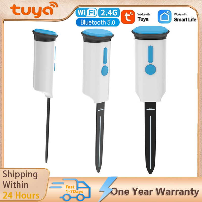 Tuya Smart Soil Tester WiFi Soil Moisture Detector Temperature Moisture Soil Tester Garden