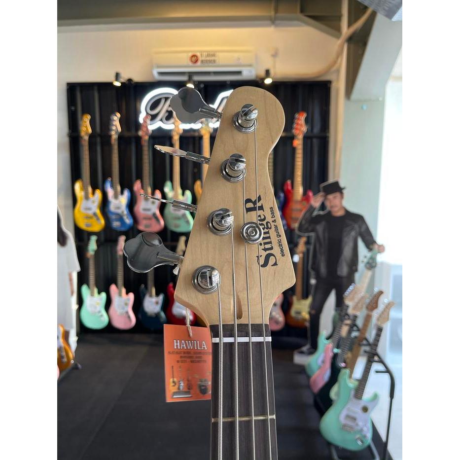 Guitar Bass Electric Gitar Elektrik Stinger SPB10 Gitar Bass Stinger SPB 10