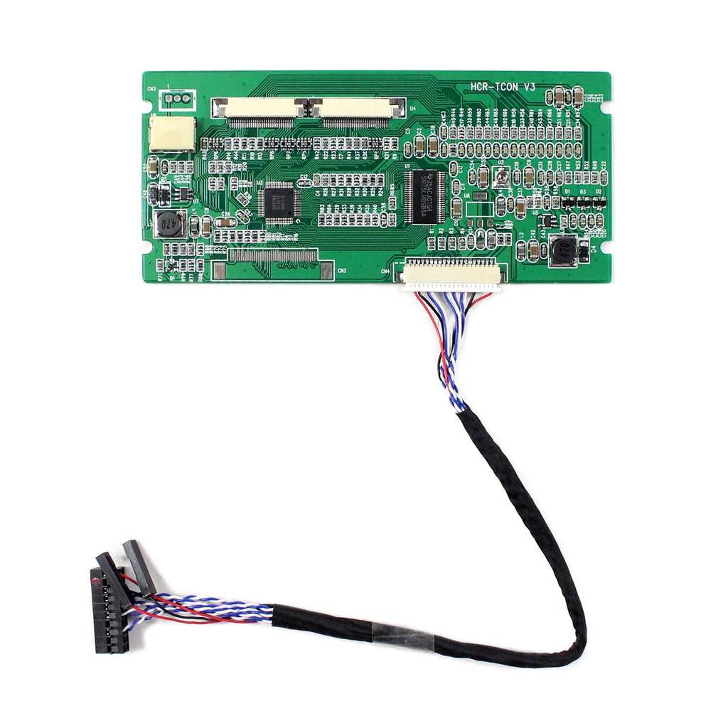 LVDS to TTL Tcon Board 2x30pin TTL signal HCR-TCON N3 800x480 Work for AT080TN42 AT102TN03 20Pin