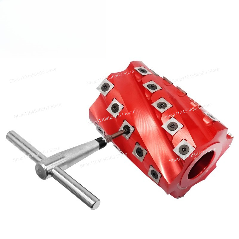Terbaik Woodworking Disposable Spiral Milling Cutter, Four-sided Milling Cutter, End Milling Overlor