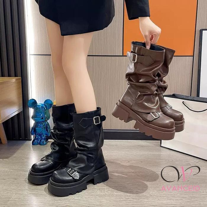 PVN Project RACHEL Sepatu Sneakers Wanita Sekolah Kerja Hitam Putih