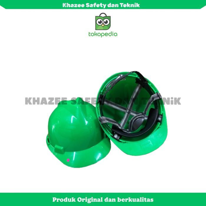 [] helm proyek orange safety / safety helmet orange + Tali dagu