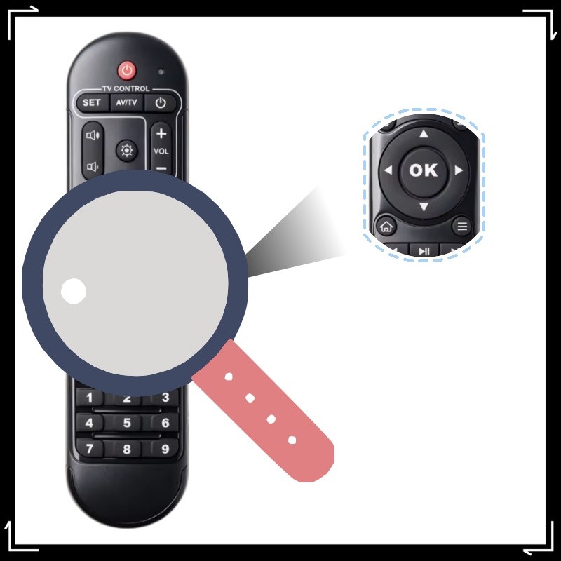 Universal Learning IR Remote Control for Android TV Box, Fit X96 H96 MAX MXQ Pro Set Top Box