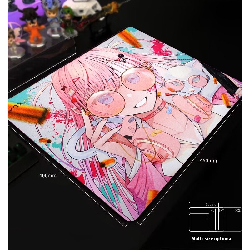 Vaxee Series Mousepad Smooth Delicate Surface Gaming Mousepad Anime Girl E-sports Custom Mouse Pad