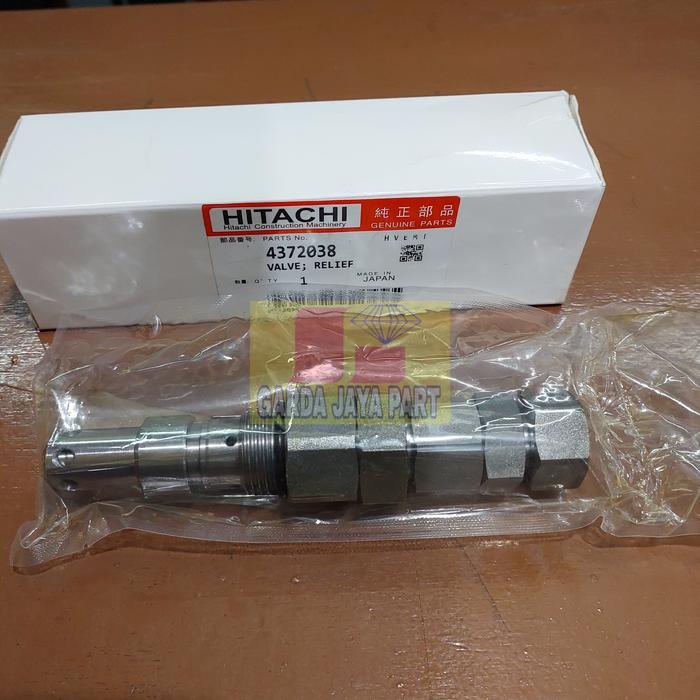 Relief Valve Hitachi Zaxis 200 Zaxis 210 4372038 Berkualitas