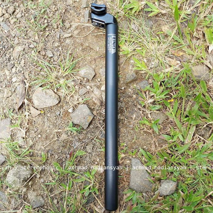 Seatpost Uno 27.2Mm Panjang 400Mm - Seatpost 27.2 Seatpost 27,2 Hitam #Gratisongkir