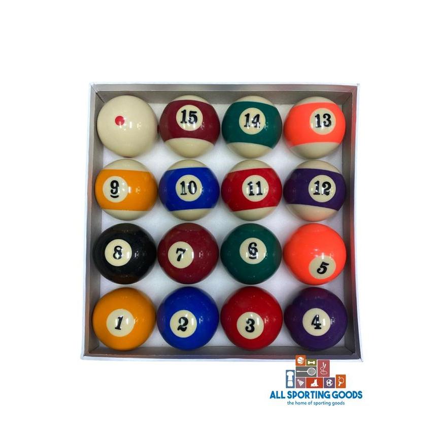 Toys Kingdom Kids - Bola Billiard 2 1/4 Billiard Ball Meja 9 Feet