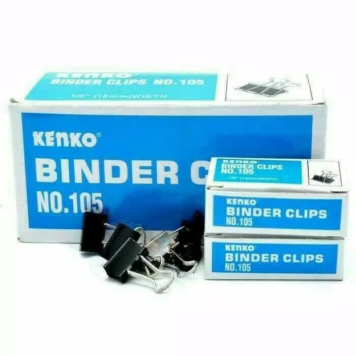 binder clip 105 1 box isi 12