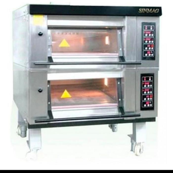 oven sinmag 2 deck 4 tray MB 822