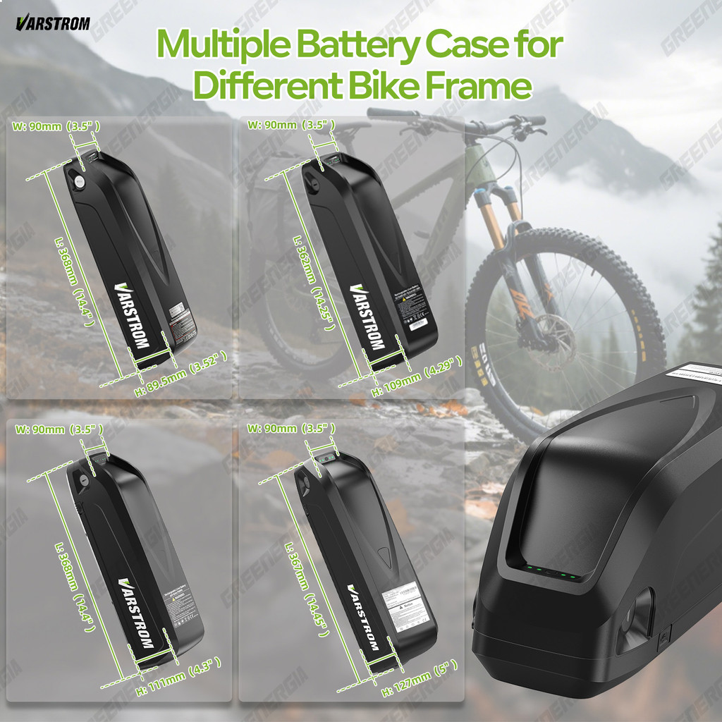 Hailong Ebike Battery 20AH 13AH - 52V 48V 36V Electirc Bike Battery for 1000W 750W 250W Bafang