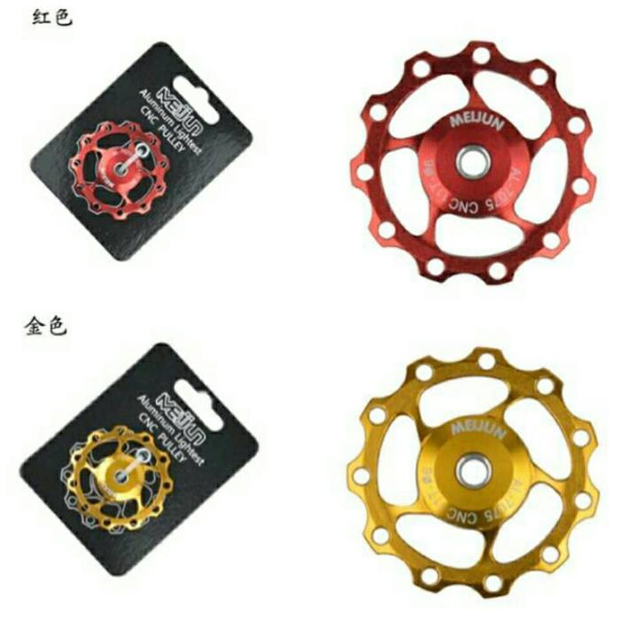 PULLEY RD BEARING SEPEDA / PULLEY RD CNC ALLOY 11T *