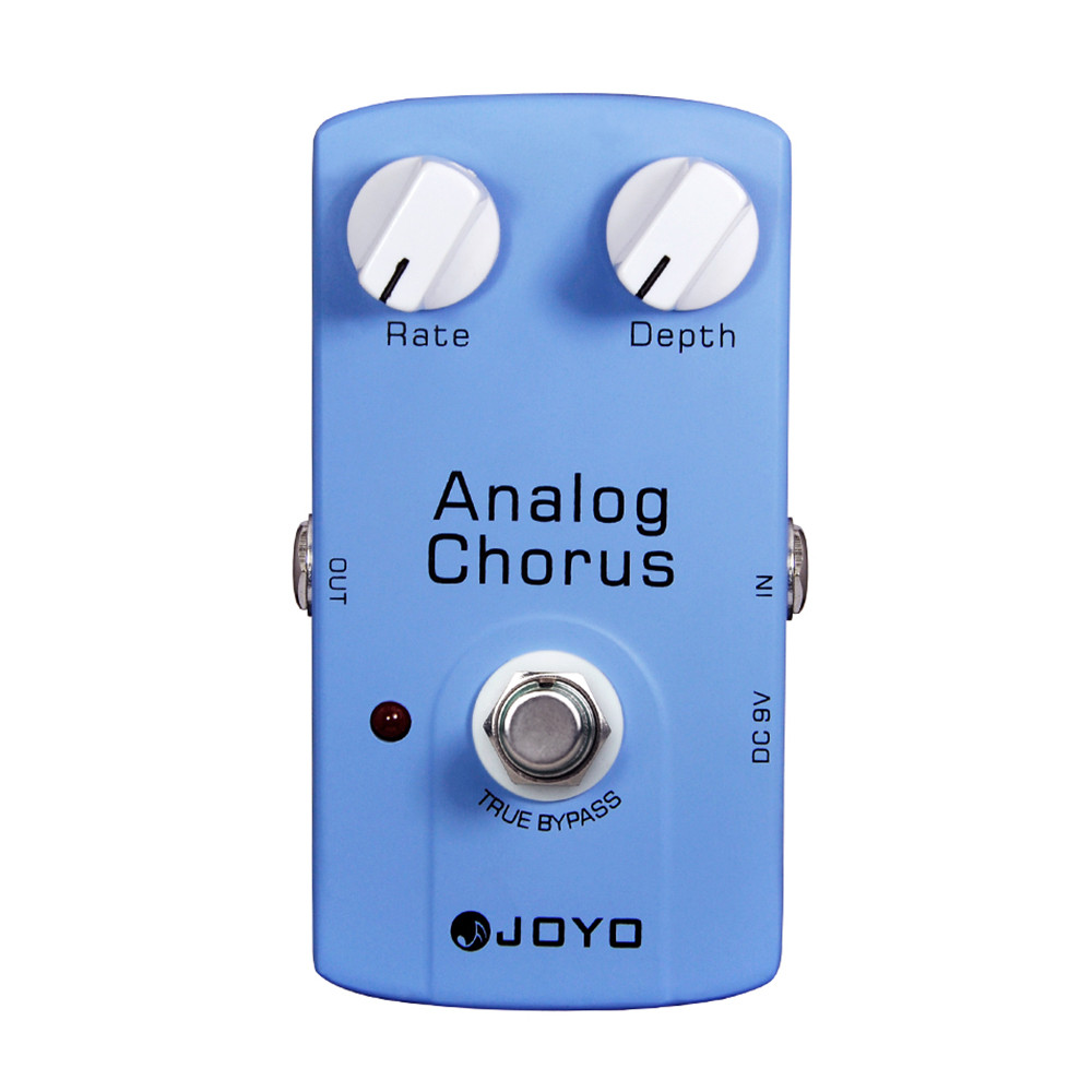 JOYO JF-37 ANALOG CHORUS Chorus Guitar Pedal Classic BBD Chip Extensive Chorus Effects RATE & DEPTH