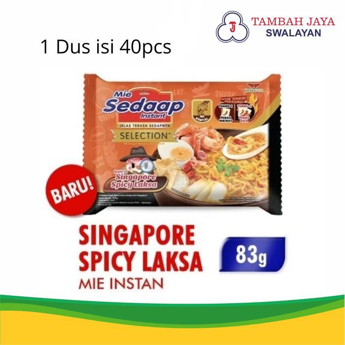 Sedaap Mie Instan Singapore Spicy Laksa 1 Dus isi 40pcs