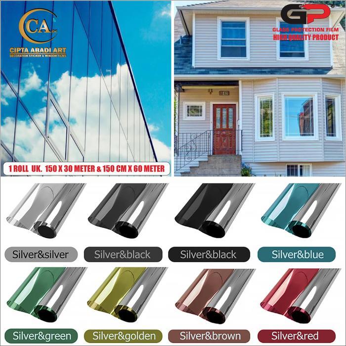 PROMO Stiker Kaca Film Jendela One Way 1 Roll Uk 152 Cm x 30 Meter BISA GOSEND