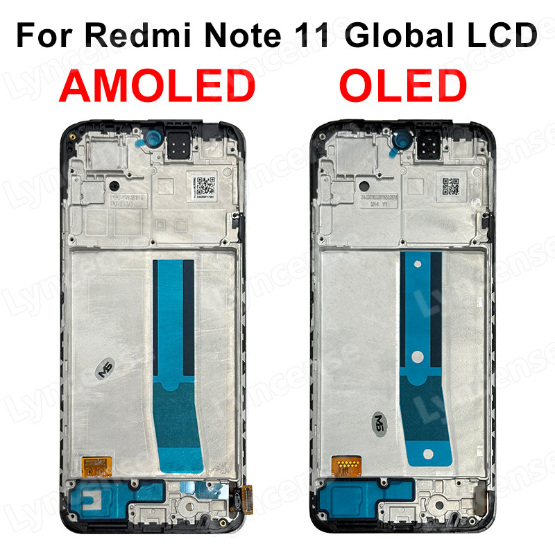 Note 11S OLED For Xiaomi Redmi Note 11 Global LCD Note 11 5G Display LCD For Redmi Note 11 Pro 5G