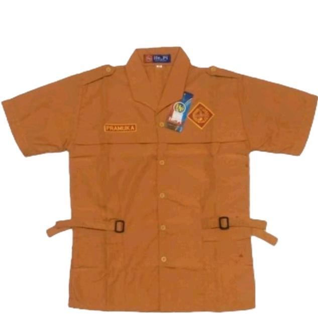 BAJU PRAMUKA PEREMPUAN LENGAN PENDEK BAJU PRAMUKA ANAK SD//BAJU SERAGAM SEKOLAH ANAK SD PEREMPUAN
