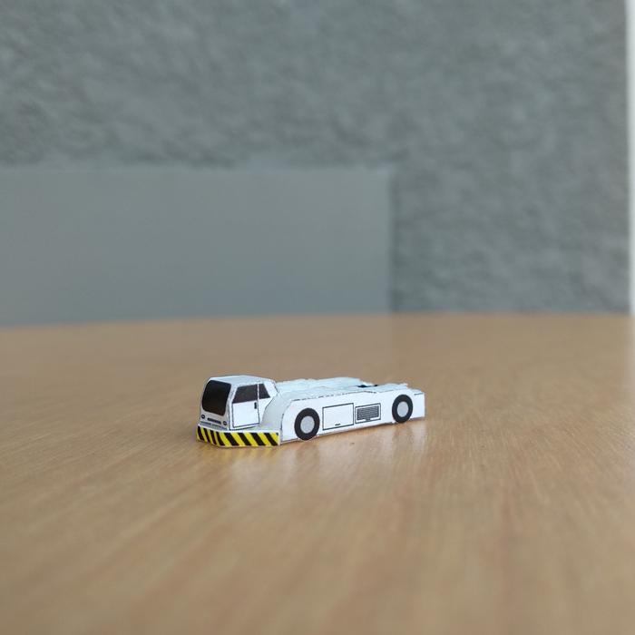 Diecast/miniatur GSE Airport Pushback Car skala 1:400