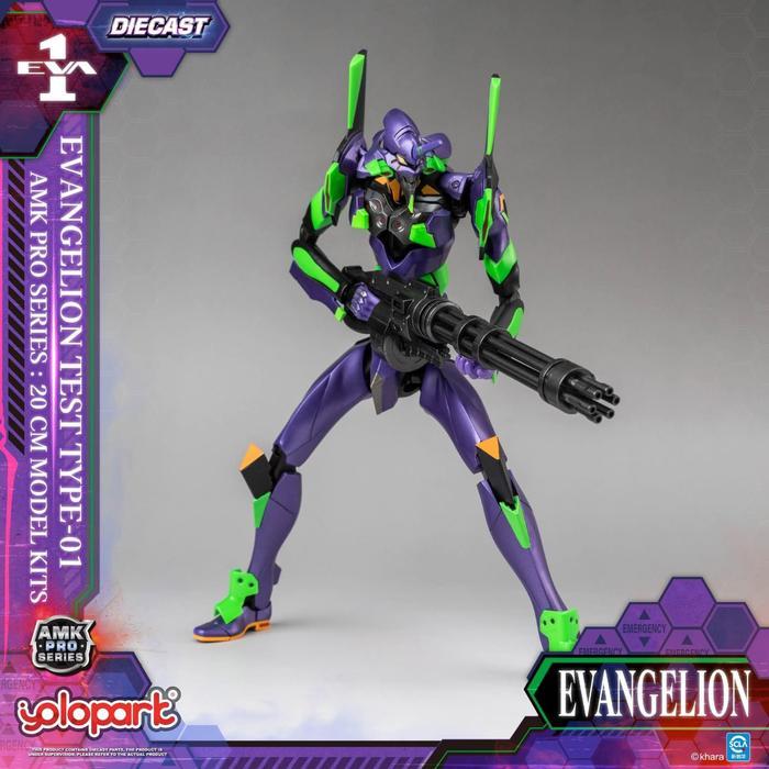 Yolopark AMK PRO The Evangelion - EVA-01 Test Type [Metal Joint Diecast frame, Coating finished