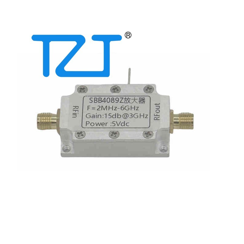 TZT SBB4089Z (SBB4089) 2M-6GHZ LOW NOISE AMPLIFIER LNA W/ 15DB GAIN HIGH FLATNESS (WITHOUT/WITH