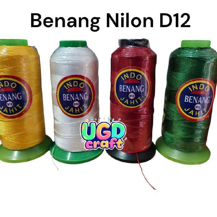Benang Rajut Nilon D12 / Benang Jahit Nilon D12 / Jahit Sepatu Sofa Kulit