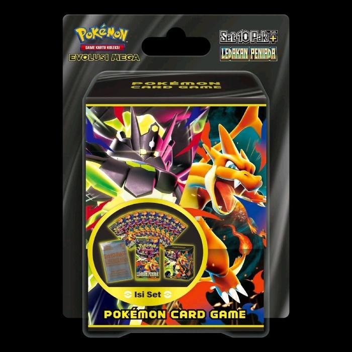 Booster Box Set Kolektor Ledakan Peniada Pokemon Indonesia MA4 (Set 10 Pak+)